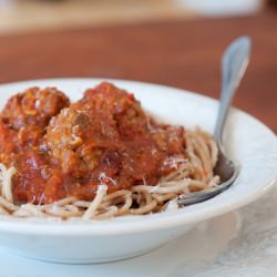 Italian Meatballs and Spaghetti - Recipe photo by foodsofourlives
