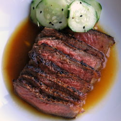 Ponzu Steak - Recipe photo by eatdrinkadvJC