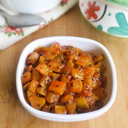 Instant Sweet Mango Pickle - Recipe photo by vsharmilee