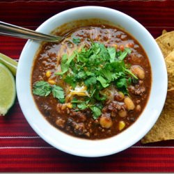 Beef and Bean Salsa Chili - Recipe photo by Biz