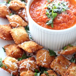 Fried Ravioli with Cheesy Marinara - Recipe photo by ChannelingContessa