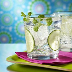 Gin Infused Cucumber Mango - Recipe photo by Photoappetite