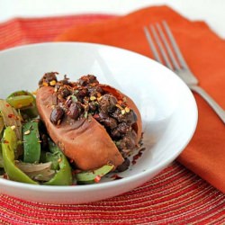 Fajita Baked Yams - Recipe photo by Natural Vitality