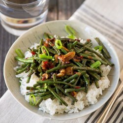 Stir-Fried String Beans - Recipe photo by lemonsandanchovies
