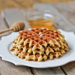 Gluten-Free Almond Flour Waffles - Recipe photo by GardenTherapy