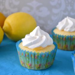 Lemon Cupcakes - Recipe photo by Oishii Treats