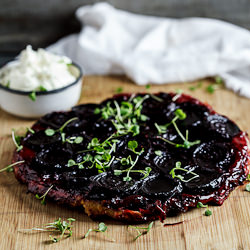 Beetroot Tarte Tatin - Recipe photo by Simply Delicious
