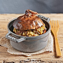 Stuffed Onions with Barley - Recipe photo by Azabel