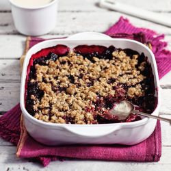 Crumble with Mixed Fruit - Recipe photo by okuchnia