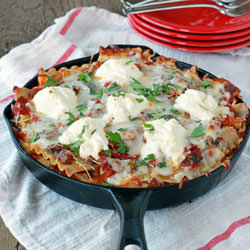 Veggie Skillet Lasagna - Recipe photo by Kitchen Treaty