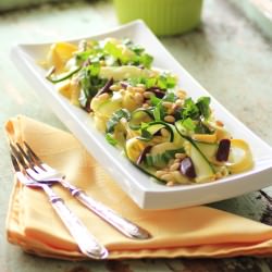 Zucchini Tagliatelle - Recipe photo by noshingwiththenolands