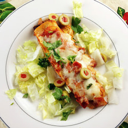 Kidney Bean Curry Enchiladas - Recipe photo by chitra