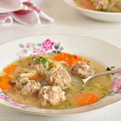 Soup with Meatballs and Vegetables - Recipe photo by vene-ro4ka