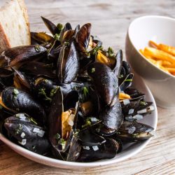 Moules Frites - Recipe photo by cagsmith