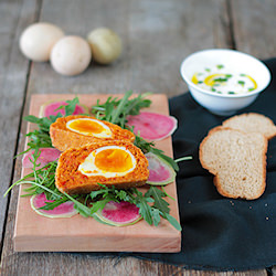 Vegetarian Scotch eggs - Recipe photo by Zoka