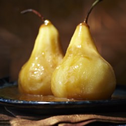 Maple Roasted Pear Gingerbread - Recipe photo by Photoappetite