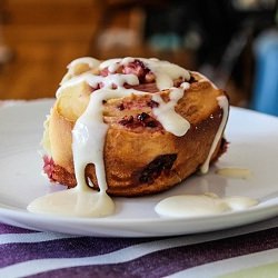 Blackberry Orange Rolls - Recipe photo by melbakesthings