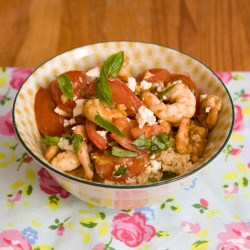 Shrimp with Tomatoes and Feta - Recipe photo by Small Wallet Big Appetite