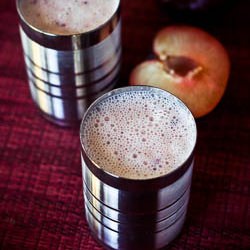 Plum Lassi - Recipe photo by cravecookclick