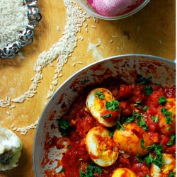 Golden Egg Curry - Recipe photo by The Cuisine Collective