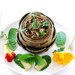 Stuffed Artichoke - Recipe photo by PersianKitchen