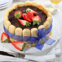 Charlotte with Cheese and Fruits - Recipe photo by Nada