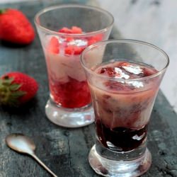Strawberry Firni - Recipe photo by Sanjeeta kk