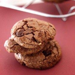 Triple Choc Chip Cookies - Recipe photo by von