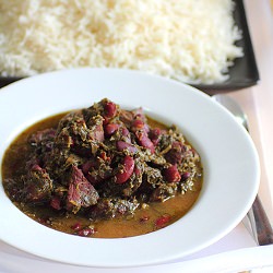 Ghormeh Sabzi - Recipe photo by Adventuress Heart