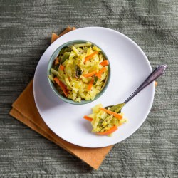 Spicy Indian Style Cabbage Saute - Recipe photo by Indiaphile.info