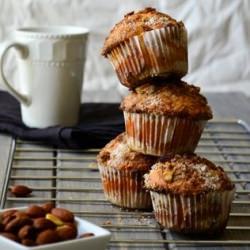 Coffee-Cinnamon-Almond Muffins - Recipe photo by arcsfoodparadise