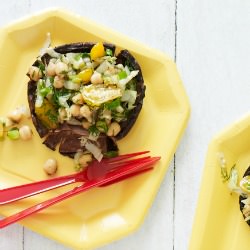Salad Stuffed Portobellos - Recipe photo by joyofkosher