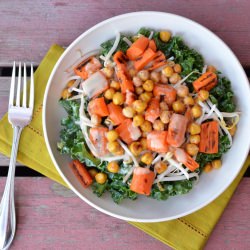 Roasted Carrot and Chickpea Salad - Recipe photo by coffeeandquinoa