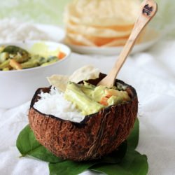 Vegetables in Creamy Coconut Sauce - Recipe photo by Ananda Rajasehkar