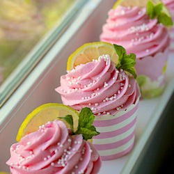Pink Lemonade Cupcakes - Recipe photo by The Cafe Sucre Farine