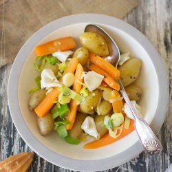 New Potatoes with Lemon Dressing - Recipe photo by Camera and Clementine