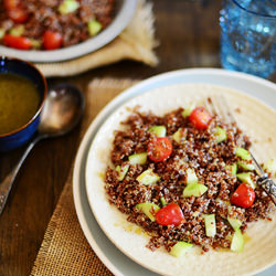 Quinoa Salad&Champagne Vinaigrette - Recipe photo by Muy Delish