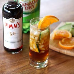 The Pimm's Cup - Recipe photo by barefeetinthekitchen