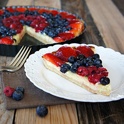 Mixed Berry Lemon Tart - Recipe photo by Unruly Bliss