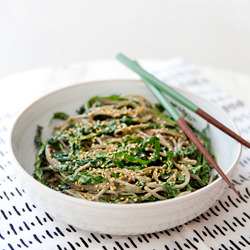 Kale Noodle Bowl - Recipe photo by a house in the hills