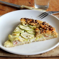 Galette with Zucchini and Cheese - Recipe photo by Vonzi