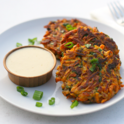 Sweet Potato & Bacon Latkes - Recipe photo by paleogasm