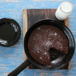 Gluten Free Nutella Skillet Brownie - Recipe photo by Whitney Bond