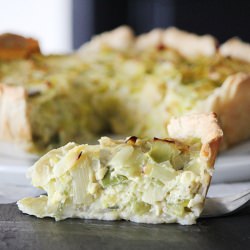 Leek and Onion Tart - Recipe photo by coukine