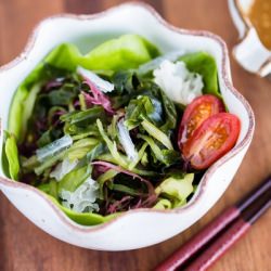 Seaweed Salad with Miso Dressing - Recipe photo by Just One Cookbook