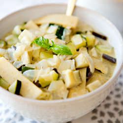 Easy Green Curry - Recipe photo by a house in the hills