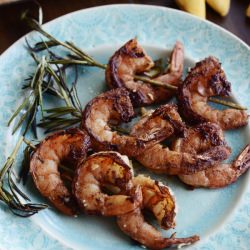 Asian Salad with Grilled Shrimp - Recipe photo by CelebratingEverydayLife