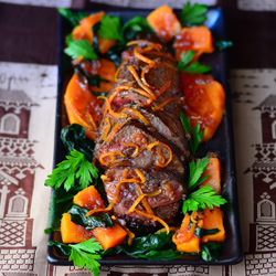 Venison with Cumberland Sauce - Recipe photo by lostpastremembered