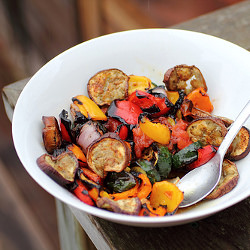 Grilled Veggie Salad - Recipe photo by Adventuress Heart
