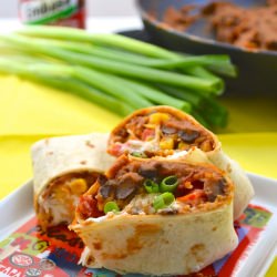 Healthy Bean Burritos - Recipe photo by thepreppedchef